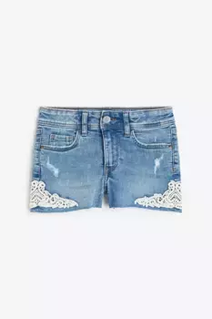 Джинсовые шорты H&M, синий