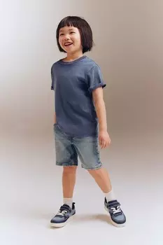 Джинсовые шорты H&M, синий