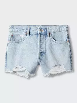 Джинсовые шорты Hailey Mango, открытый синий