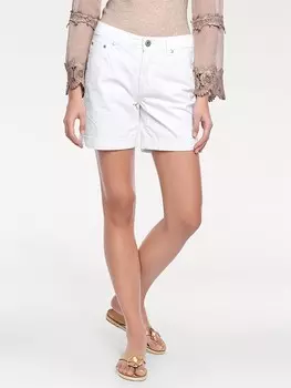Джинсовые шорты Heine, белый