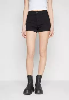 Джинсовые шорты Hollister Co., черный деним