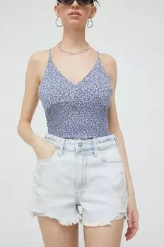 Джинсовые шорты Hollister Co., синий