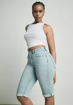 Джинсовые шорты HOURGLASS KNEE LENGTH BERMUDA Next, синий