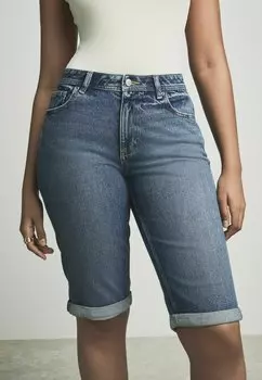 Джинсовые шорты HOURGLASS KNEE LENGTH BERMUDA Next, синий