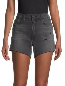 Джинсовые Шорты Hudson Kass с высокой посадкой, светло - черный