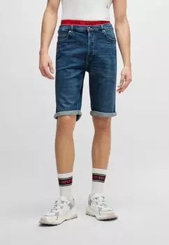 Джинсовые шорты HUGO, синий