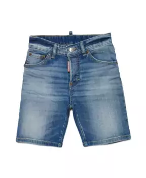Джинсовые шорты и шорты коммандос Dsquared2, синий