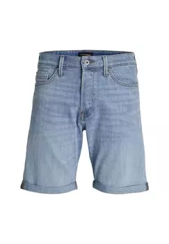 Джинсовые шорты Ichris Jack & Jones, синий деним