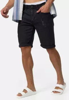 Джинсовые шорты INDICODE JEANS, цвет black