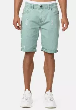 Джинсовые шорты INDICODE JEANS, цвет granite green