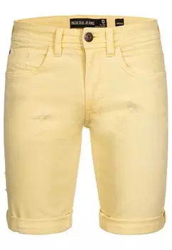 Джинсовые шорты INDICODE JEANS Regular Jeans Page, желтый