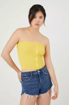 Джинсовые шорты из эластичного денима с потертостями Forever 21, деним