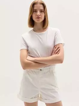 Джинсовые шорты из бумажного пакета Ovs, цвет optical white