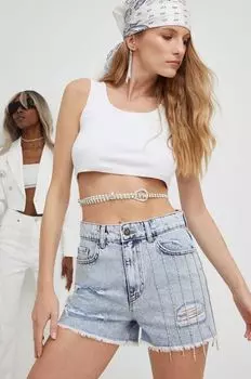 Джинсовые шорты из лимитированной коллекции BE SHERO Answear Lab, синий