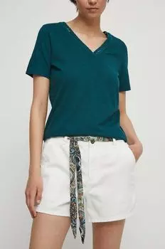 Джинсовые шорты из медицинского денима Medicine, белый