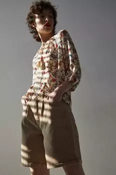 Джинсовые шорты из медицинского денима Medicine, бежевый