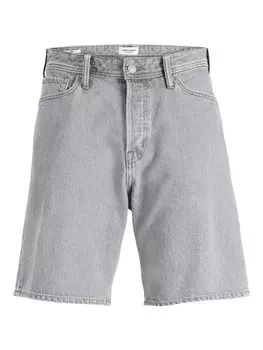 Джинсовые шорты JACK & JONES Loose fit Jeans JJITony JJOriginal, серый деним