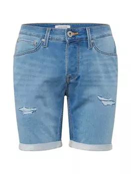 Джинсовые шорты JACK & JONES Regular Jeans JJIRick JJIcon, синий деним
