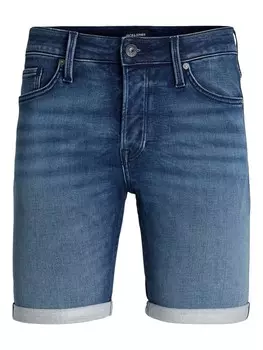 Джинсовые шорты JACK & JONES Regular Jeans JJRick JJIcon, синий деним