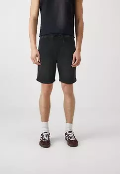 Джинсовые шорты JJICHRIS JJLANE Jack & Jones, черный джинсовый