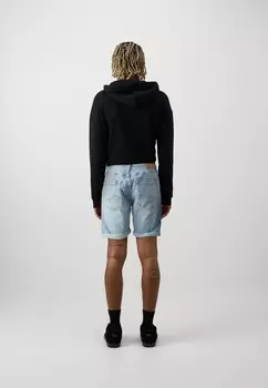 Джинсовые шорты JJICHRIS JJWOOD Jack & Jones, синий деним