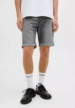 Джинсовые шорты JJIRICK JJFOX Jack & Jones, серый