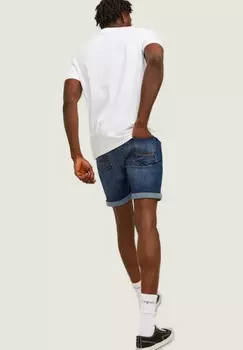 Джинсовые шорты JJIRICK JJFOX Jack & Jones, синий деним