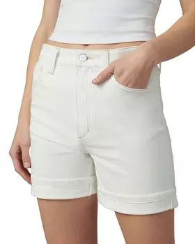 Джинсовые шорты Joey High Rise Cuffed в цвете Milk Joe's Jeans, белый
