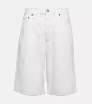 Джинсовые шорты jort с низкой посадкой Agolde, синий