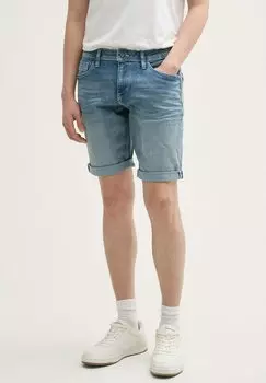 Джинсовые шорты JOSH REGULAR TOM TAILOR, цвет Used Light Stone Blue Denim