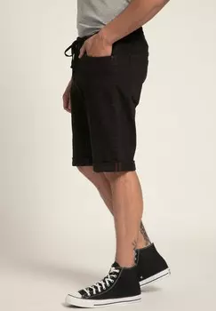 Джинсовые шорты JP1880, черный деним