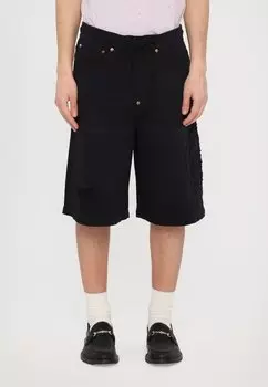 Джинсовые шорты KAMON APPLIQUE Evisu, черный