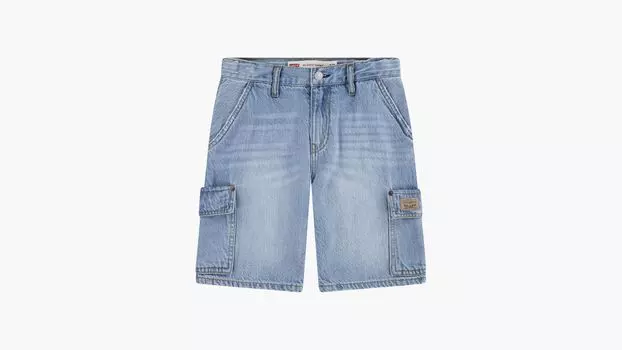 Джинсовые шорты-карго для мальчиков 2T-4T Levi's, цвет From Scratch No Destruction - Light Wash