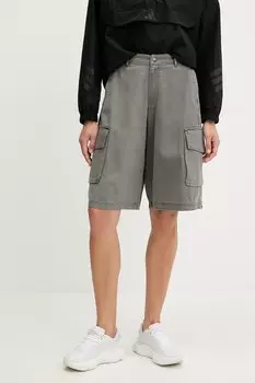 Джинсовые шорты карго Jorts Adidas Originals, серый