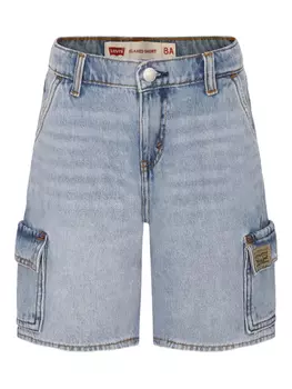 Джинсовые шорты-карго Levi's Kids, синий
