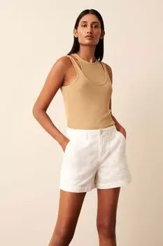 Джинсовые шорты карго Next, белый