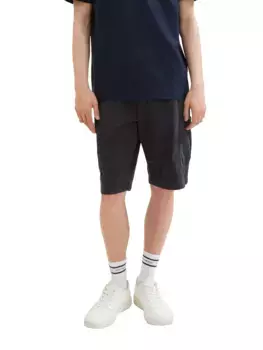 Джинсовые шорты карго TOM TAILOR, однотонные Tom Tailor Denim, серый