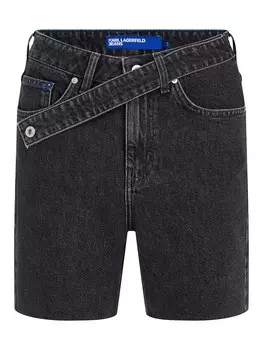 Джинсовые шорты KARL LAGERFELD JEANS Regular Jeans, черный деним