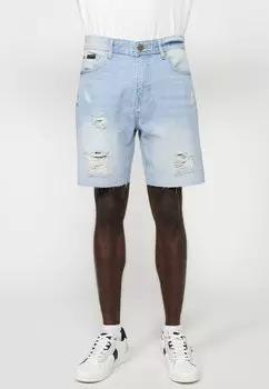 Джинсовые шорты Koroshi, azul cl светло-голубые