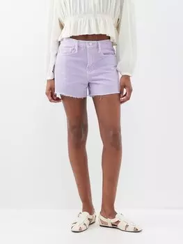 Джинсовые шорты le brigette FRAME, фиолетовый