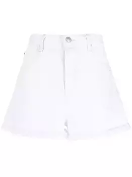 Джинсовые шорты Lesia с бахромой ISABEL MARANT, белый