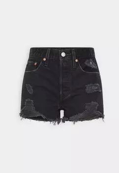 Джинсовые шорты Levi's 501 Original Short, черный деним