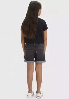 Джинсовые шорты Levi's Kids "LVG GIRLFRIEND SHORTS", для ДЕВОЧЕК, цвет Rouge