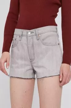 Джинсовые шорты Levi's, серый