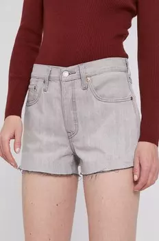 Джинсовые шорты Levi's, серый