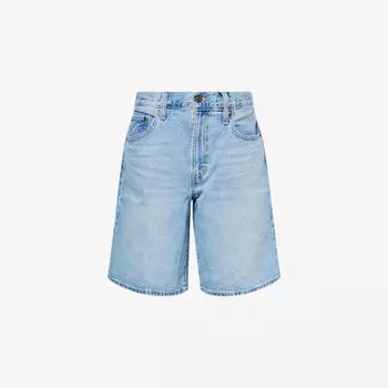 Джинсовые шорты Levis Dad средней посадки свободные, светло-голубой