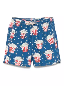 Джинсовые шорты Lighting для плавания MC2 Saint Barth Kids, синий