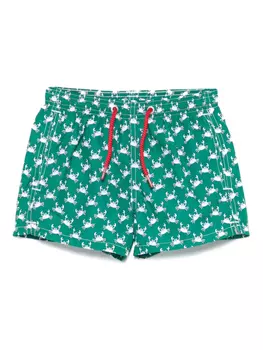 Джинсовые шорты Lighting для плавания MC2 Saint Barth Kids, зеленый