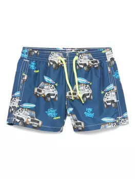 Джинсовые шорты Lighting для плавания MC2 Saint Barth Kids, синий