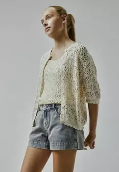 Джинсовые шорты LMTD, цвет light grey denim